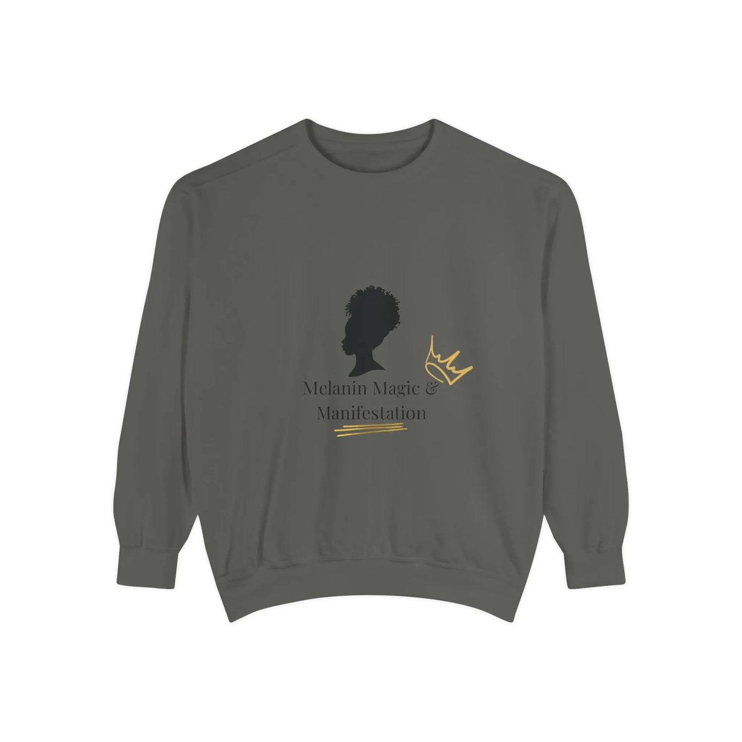Melanin Magic & Manifestation Crewneck Sweatshirt ✨ Printify