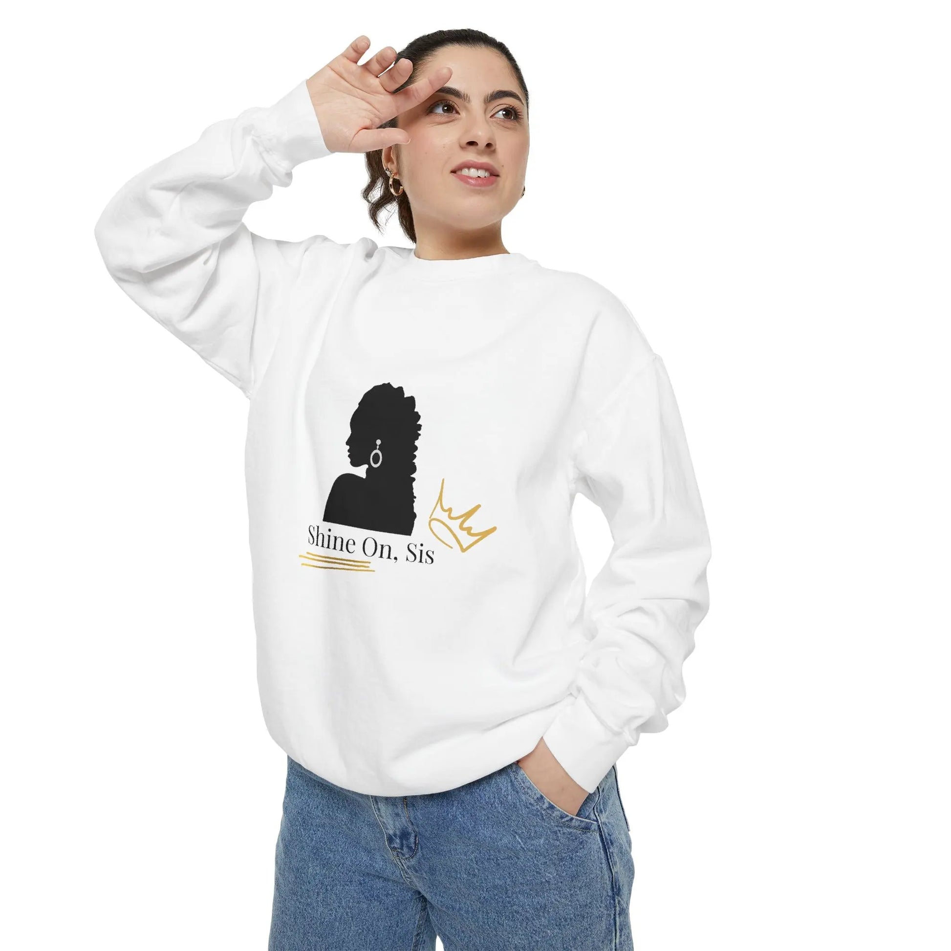 Shine On, Sis Crewneck Sweatshirt ✨ Printify