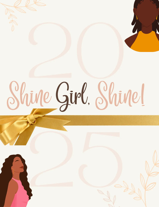 ✨ Shine & Slay Digital Planner | Self-Care & Productivity Planner for Black Women | GoodNotes & Printable PDF Shine Girl, Shine
